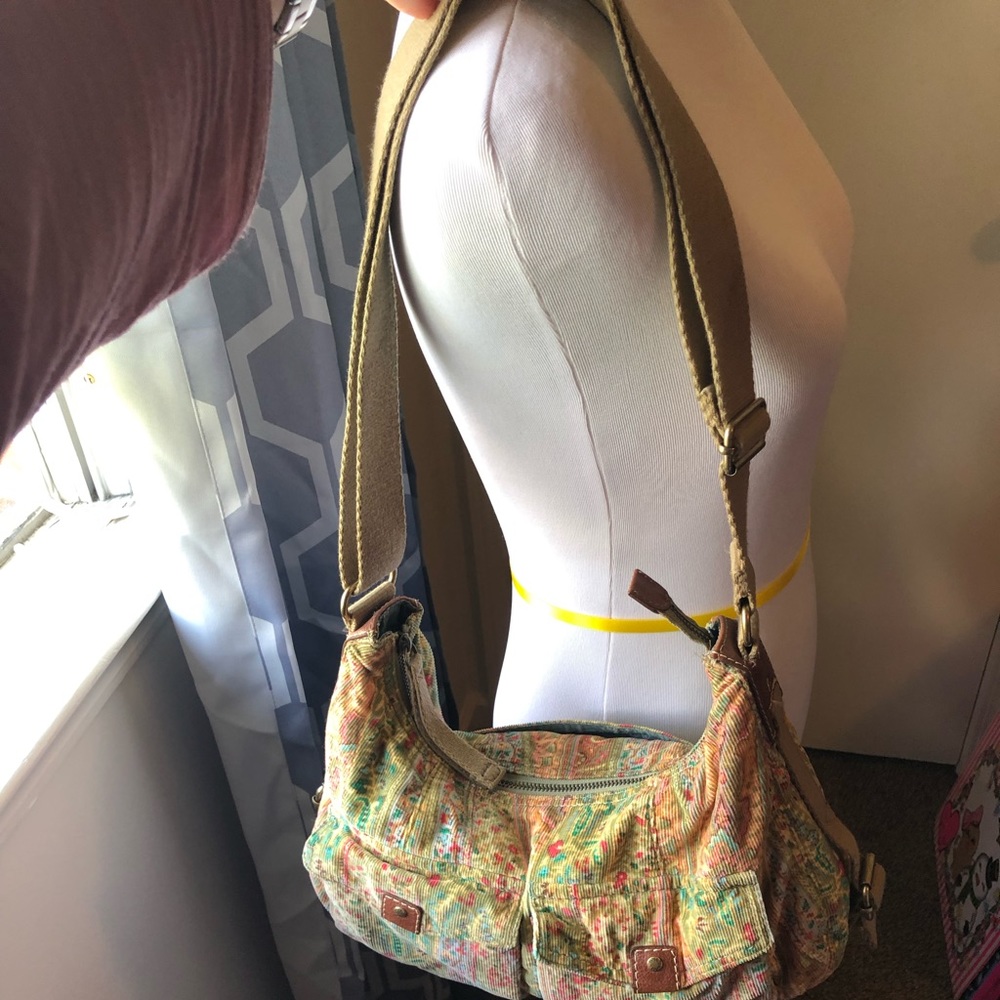 Fossil corduroy hobo/crossbody bag - Picture 2 of 8